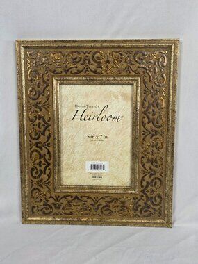 5x7 Heirloom Gold Wood Picture Frame